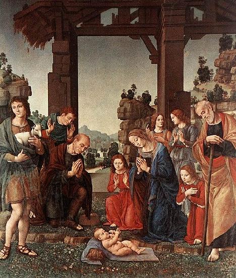 LORENZO DI CREDI The Adoration of the Shepherds